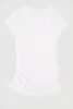 Little Girls Ribbed Knit Tee with Rhinestone Butterfly Necklace sold by Rainbow
