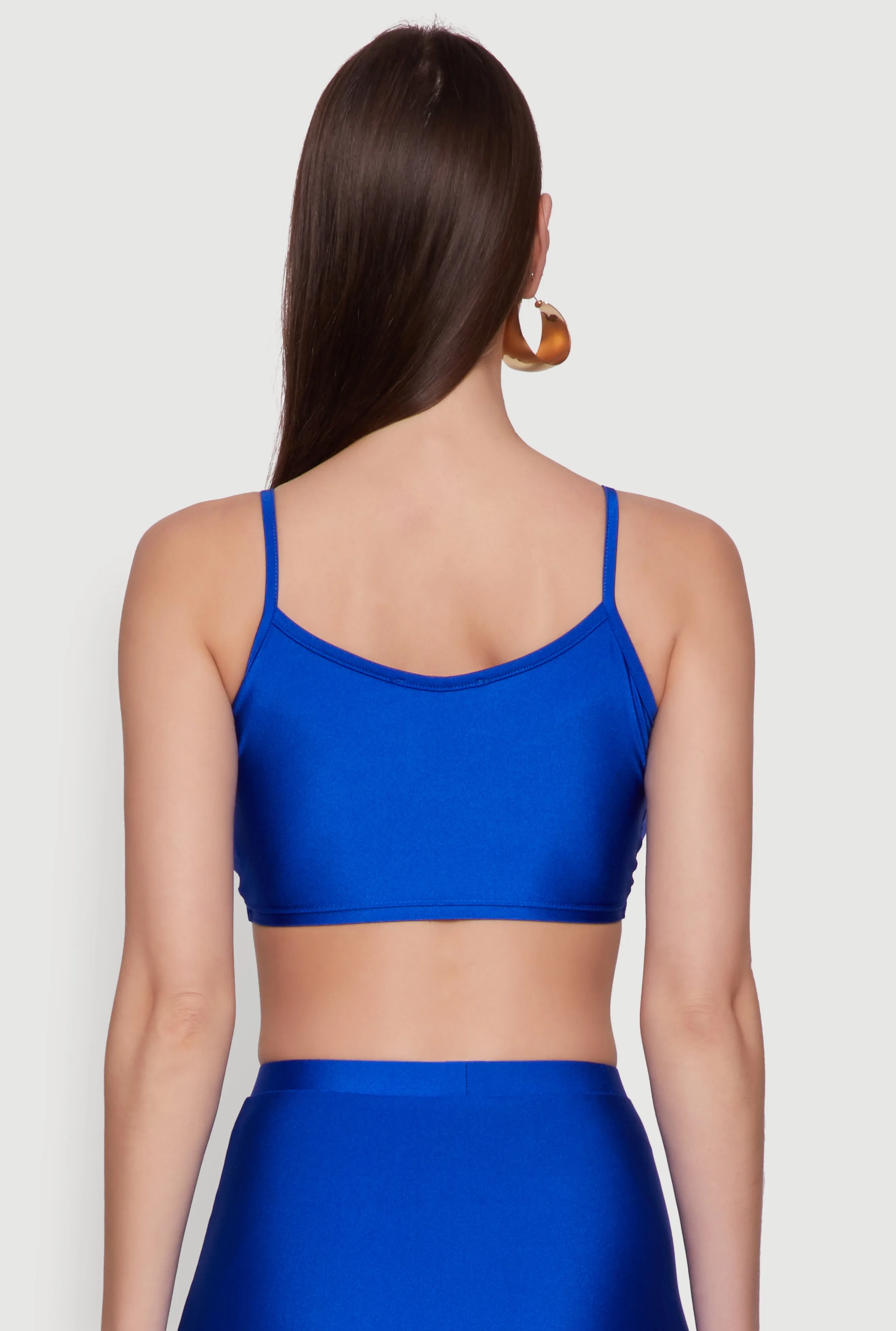 Metallic O Ring Keyhole Crop Top sold by Rainbow product image thumbnail 5