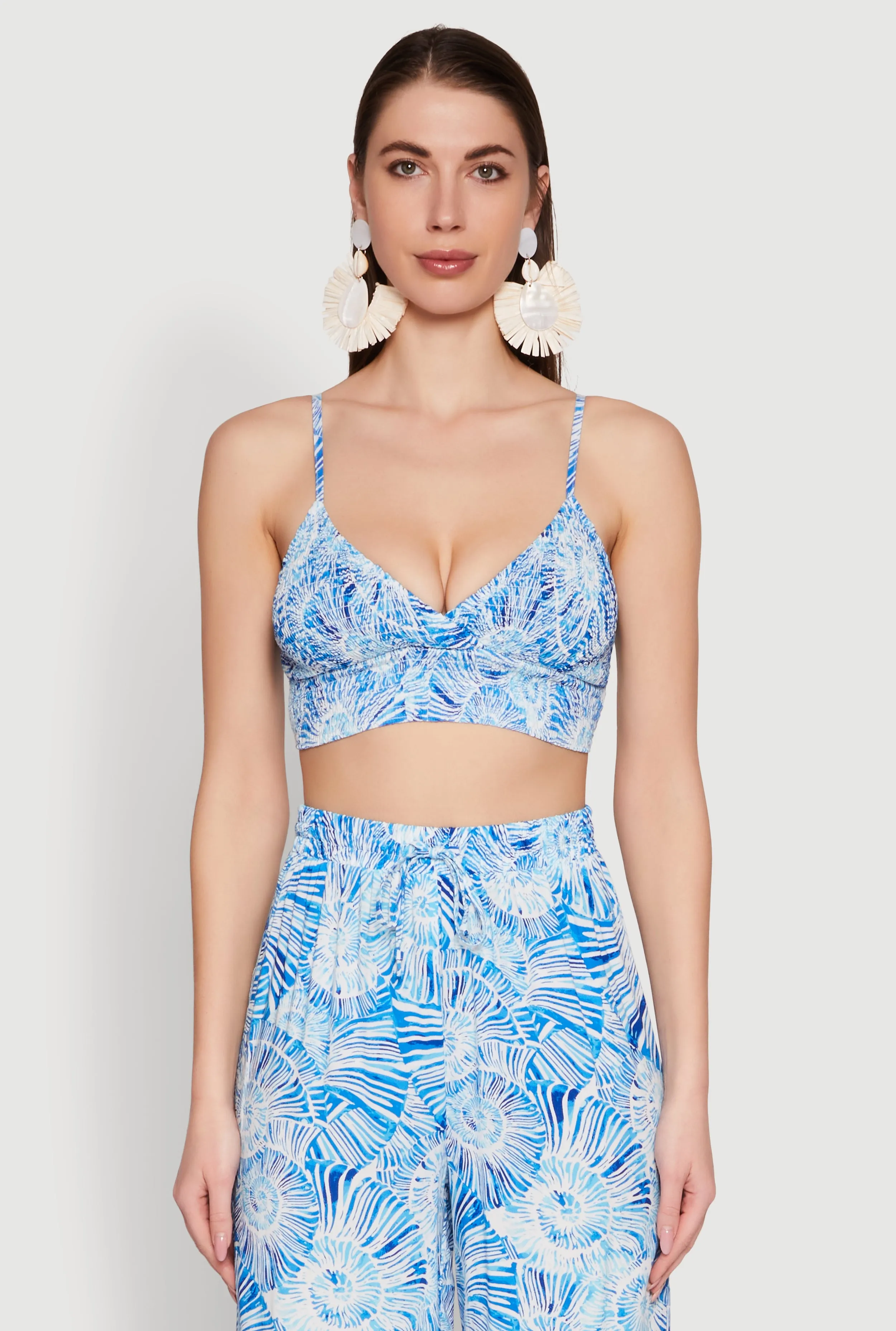 Almost Famous Sleeveless V-Neck Crop Top for Going Out sold by Rainbow