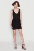 Haute Monde 3D Floral Mesh Overlay Bodycon Dress sold by Rainbow