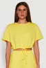 Daisy Short Sleeve Drawstring Hem Crop Top sold by Rainbow