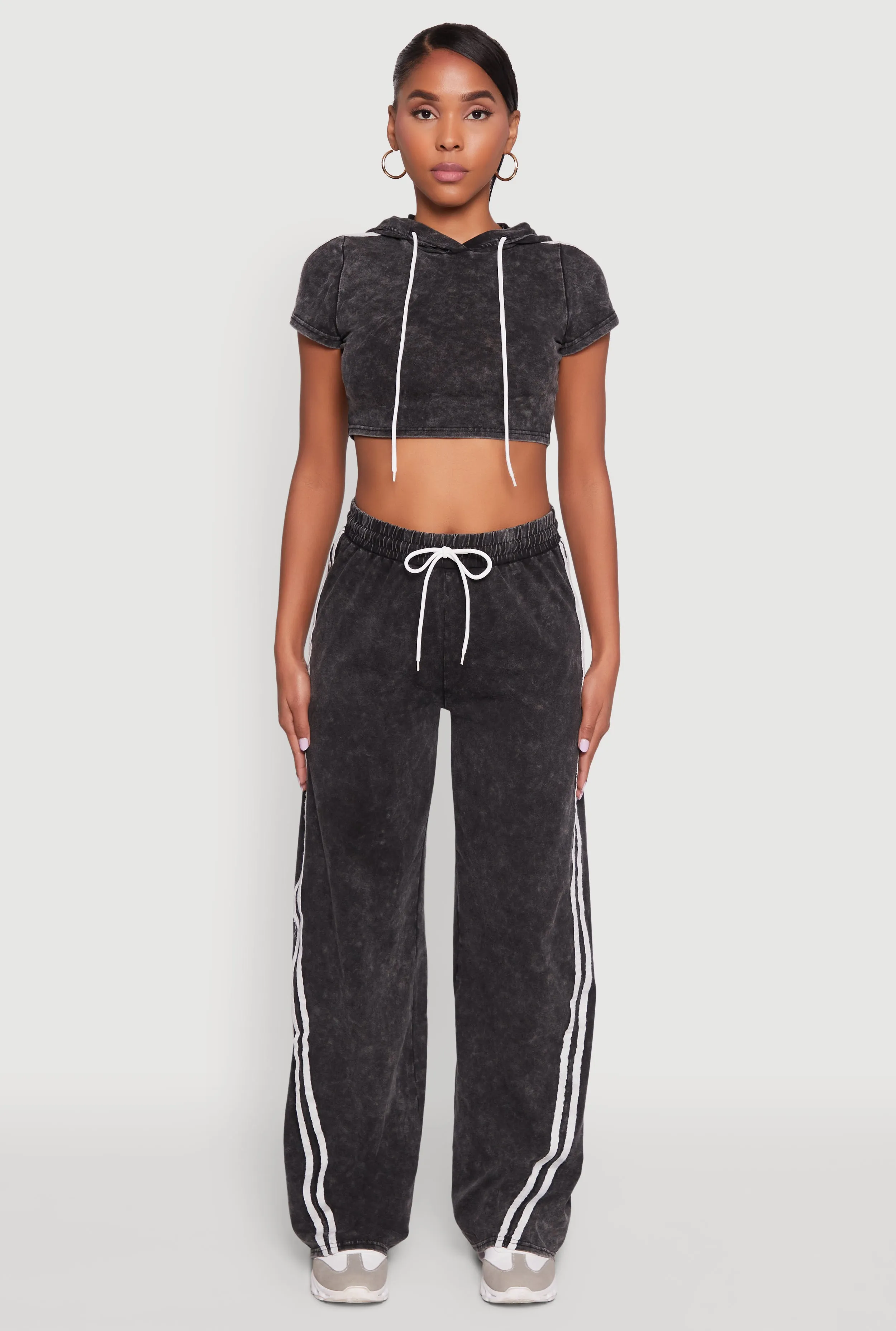 Daisy Mineral Wash Drawstring Waist Active Pants sold by Rainbow product image thumbnail 2