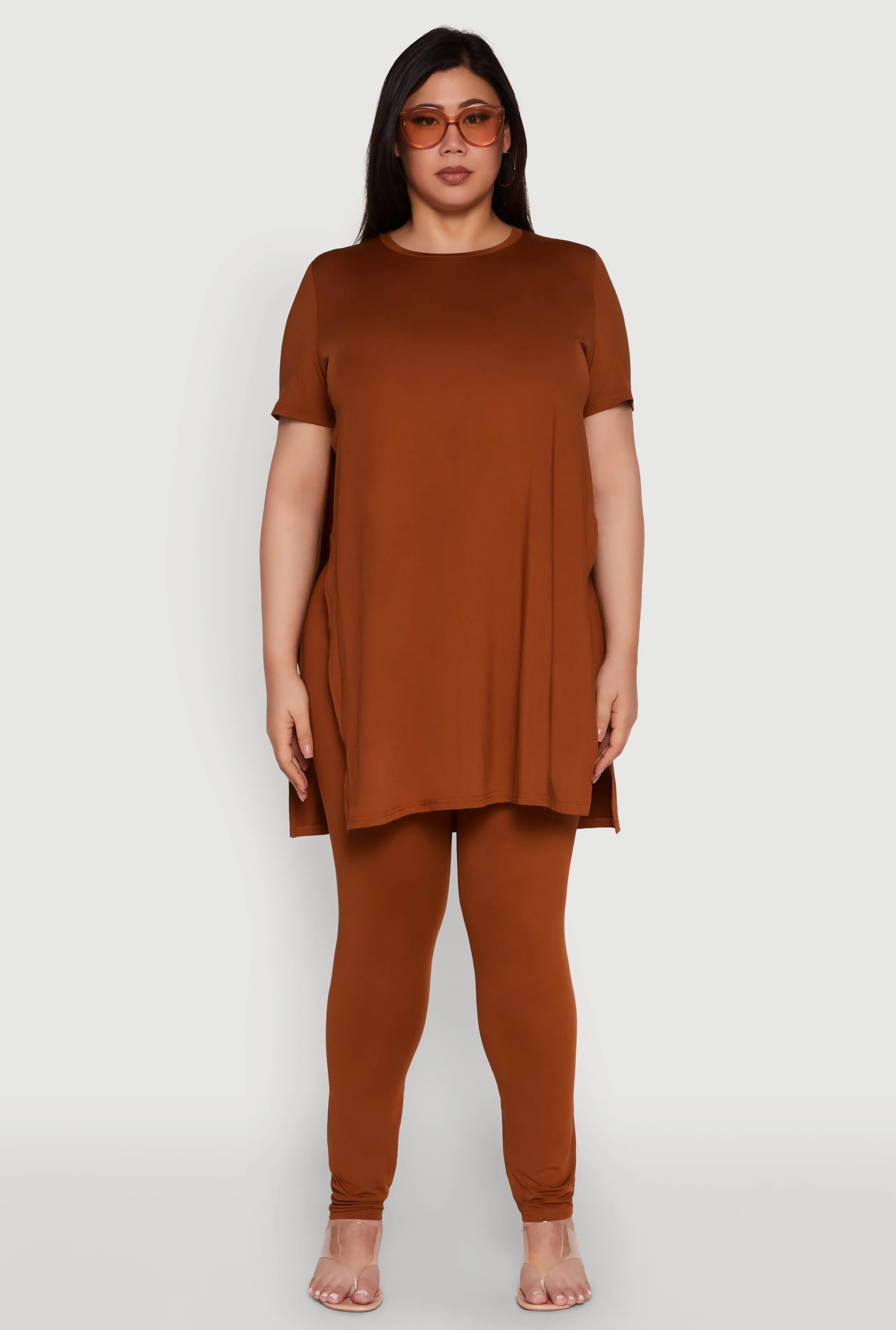 Plus Size Daisy High Waist Leggings sold by Rainbow