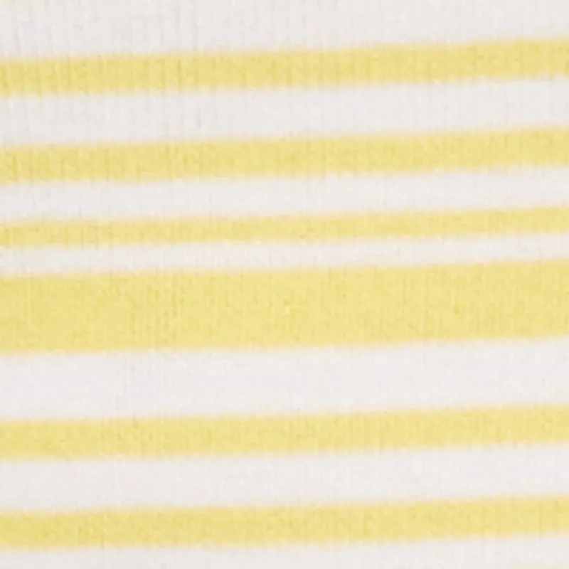 Plus Size Daisy Striped Cropped Polo Shirt sold by Rainbow product image thumbnail 4