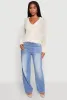 Chic Crochet Long Sleeve Button Front Cardigan sold by Rainbow