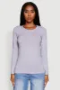 Basic Long Sleeve Crew Neck T Shirt sold by Rainbow
