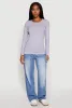 Basic Long Sleeve Crew Neck T Shirt sold by Rainbow