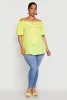 Plus Size Stylish Off the Shoulder Tiered Sleeve Blouse sold by Rainbow