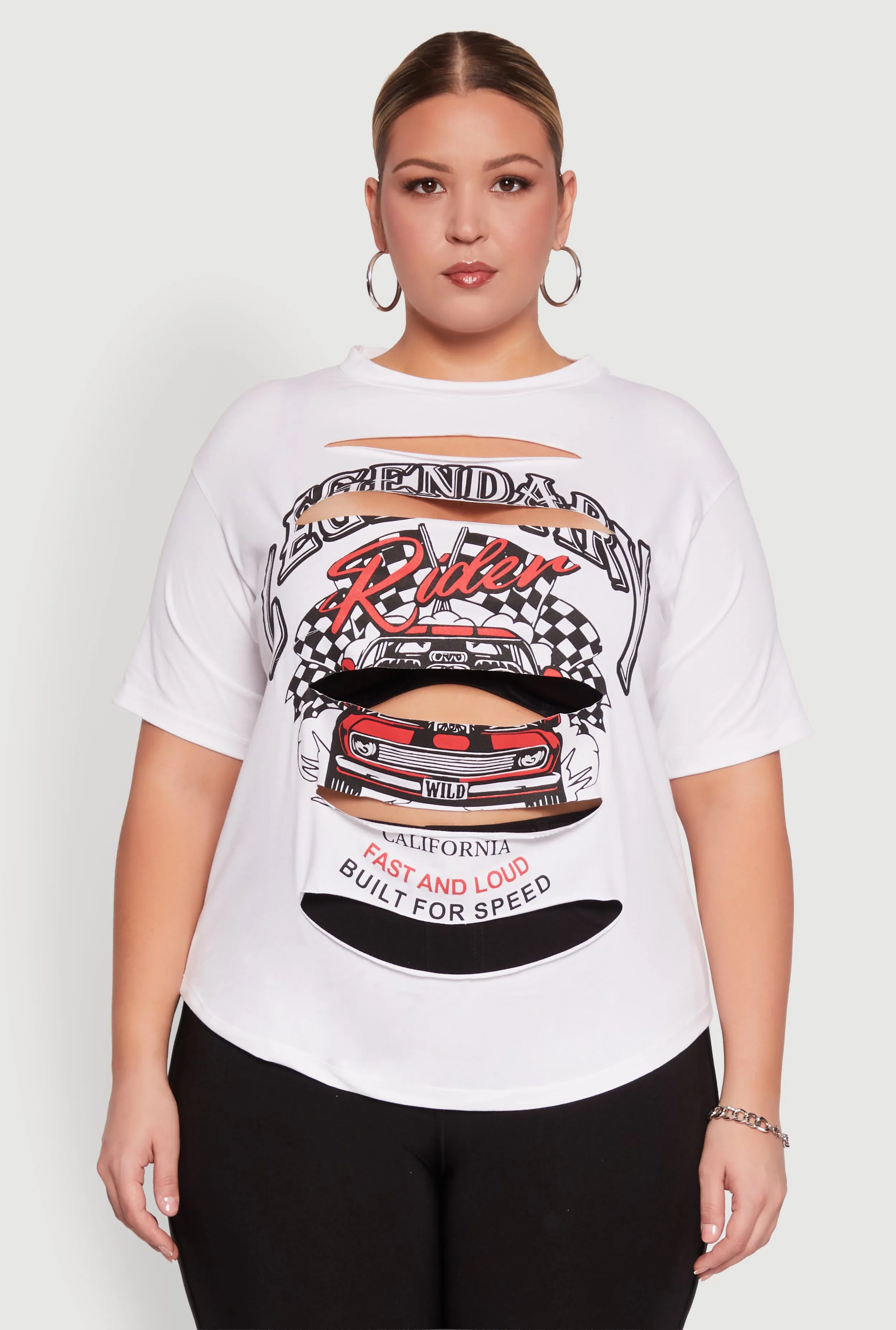 Plus Size Legendary Rider California Graphic T-Shirt sold by Rainbow product image thumbnail 2