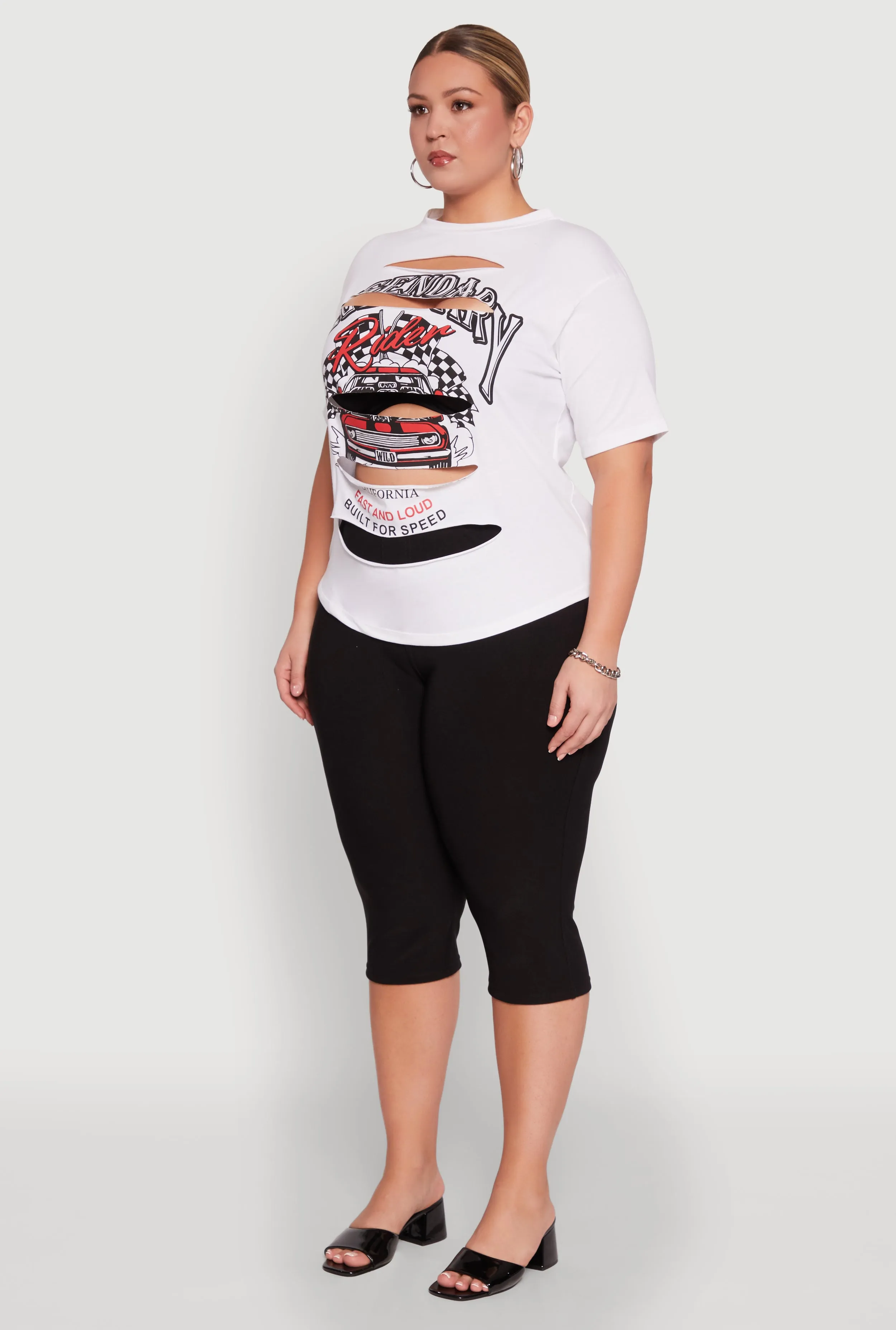 Plus Size Legendary Rider California Graphic T-Shirt sold by Rainbow product image thumbnail 5