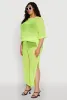 Plus Size Trendy Mesh Crew Neck Short Sleeve Top sold by Rainbow