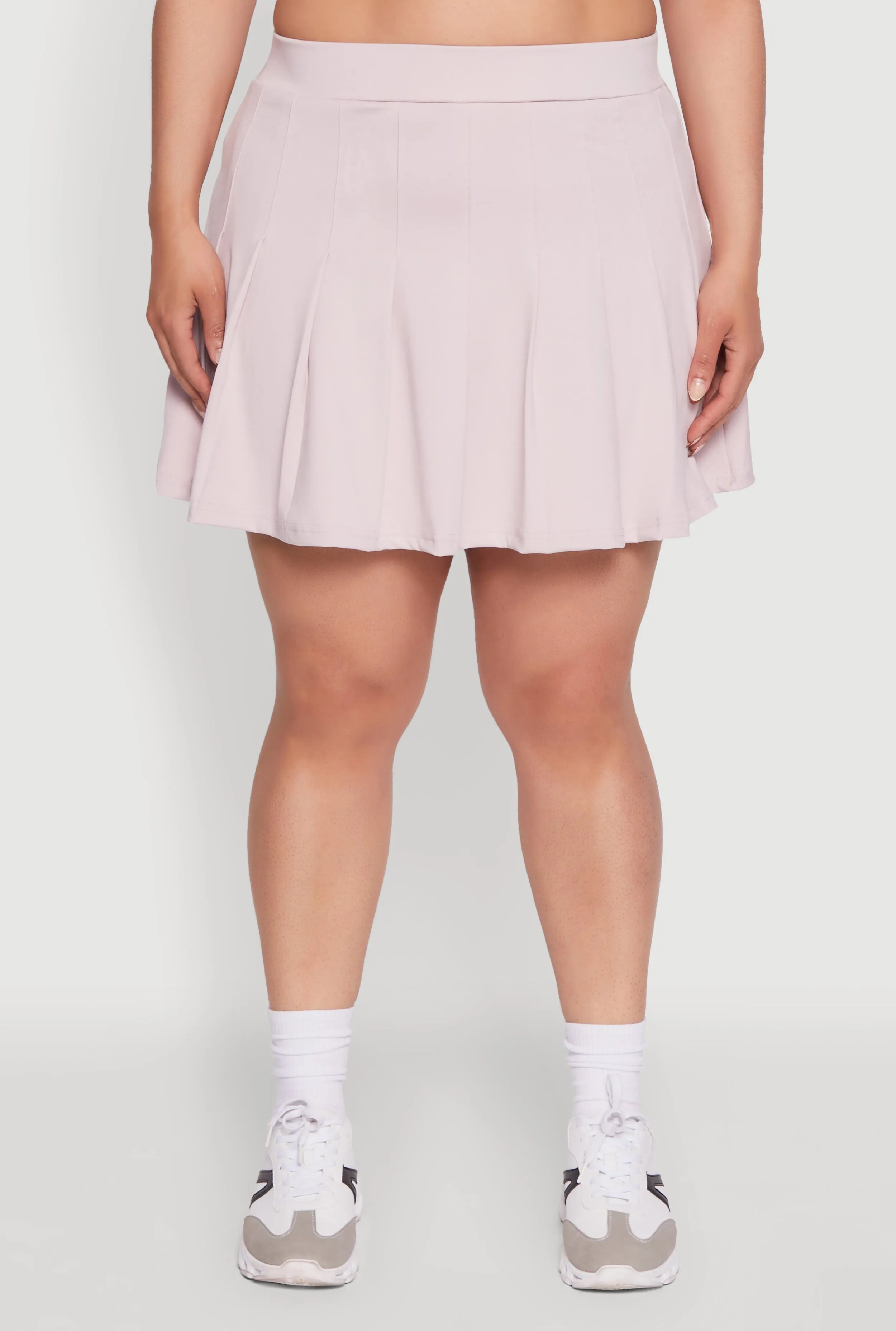 Plus Size Active High Waisted Pleated Skort sold by Rainbow product image thumbnail 3