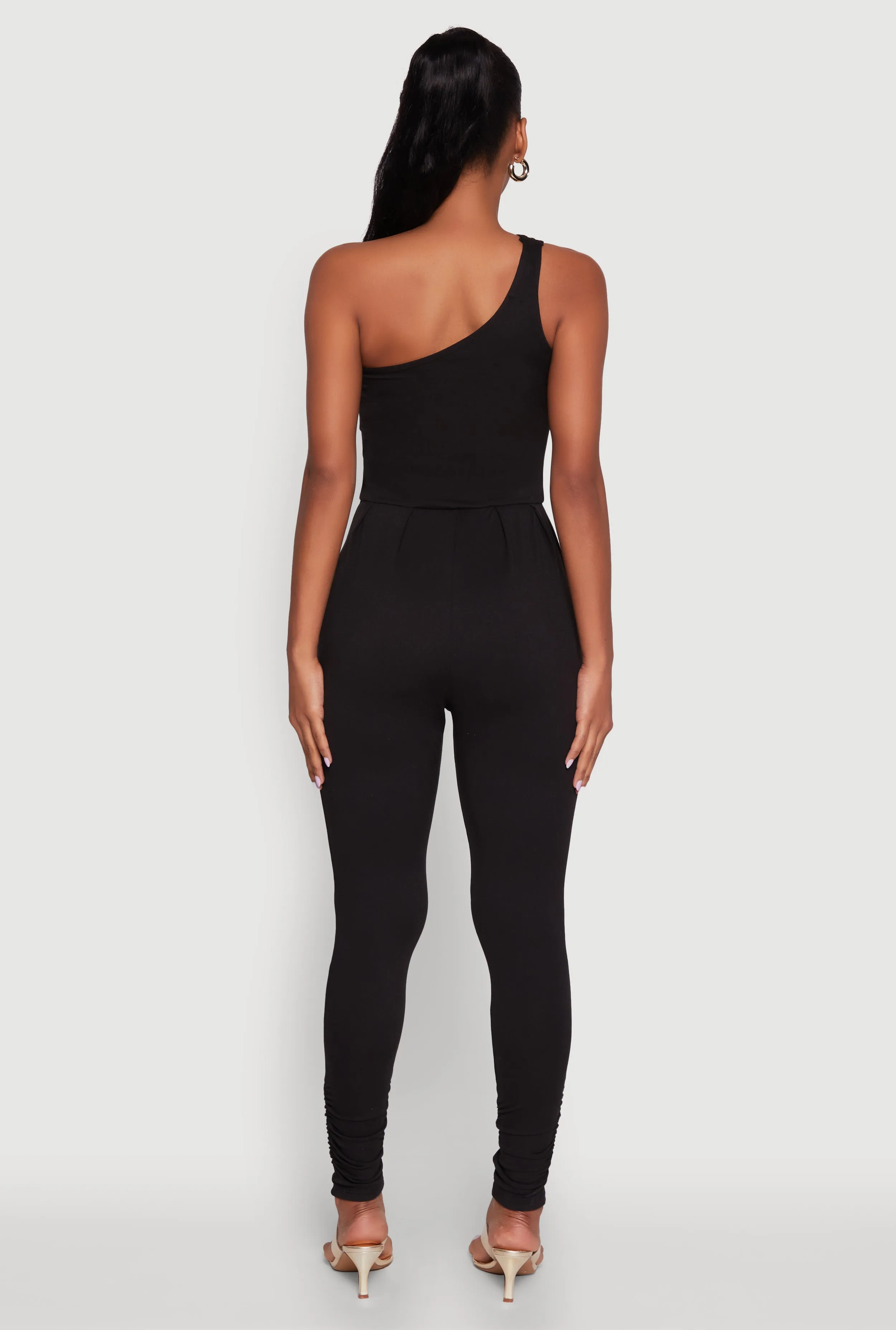 Stylish Cut Out One Shoulder Jumpsuit sold by Rainbow product image thumbnail 5