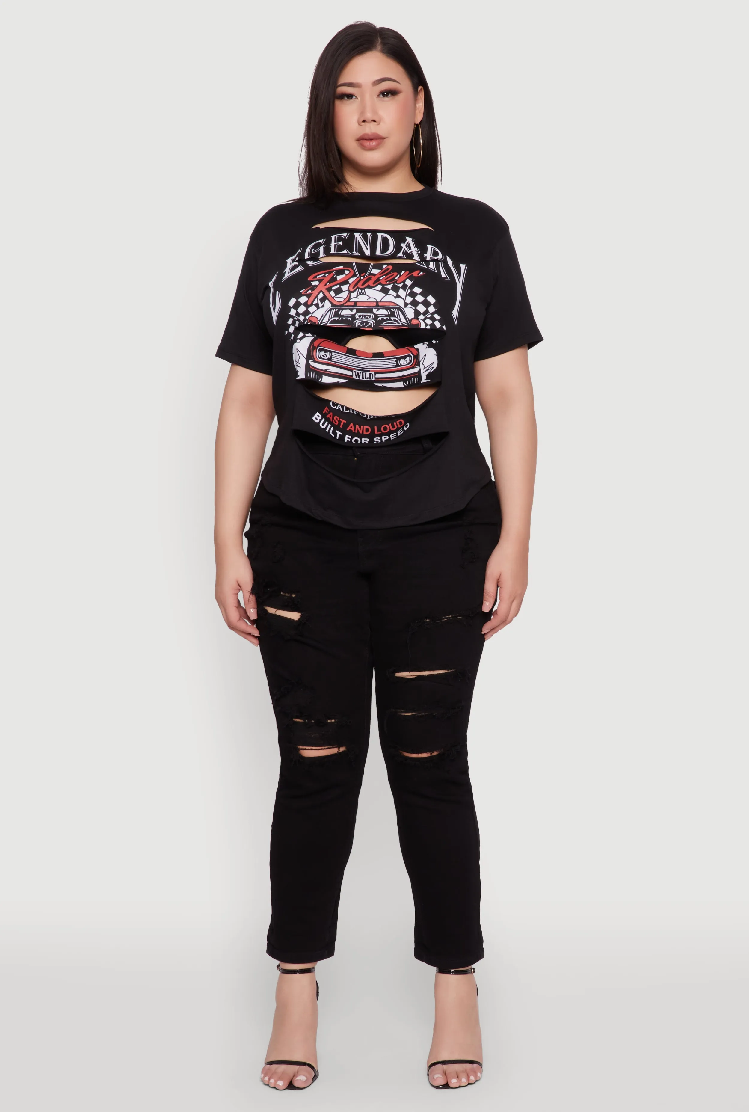 Plus Size Legendary Rider California Graphic T-Shirt sold by Rainbow product image thumbnail 3