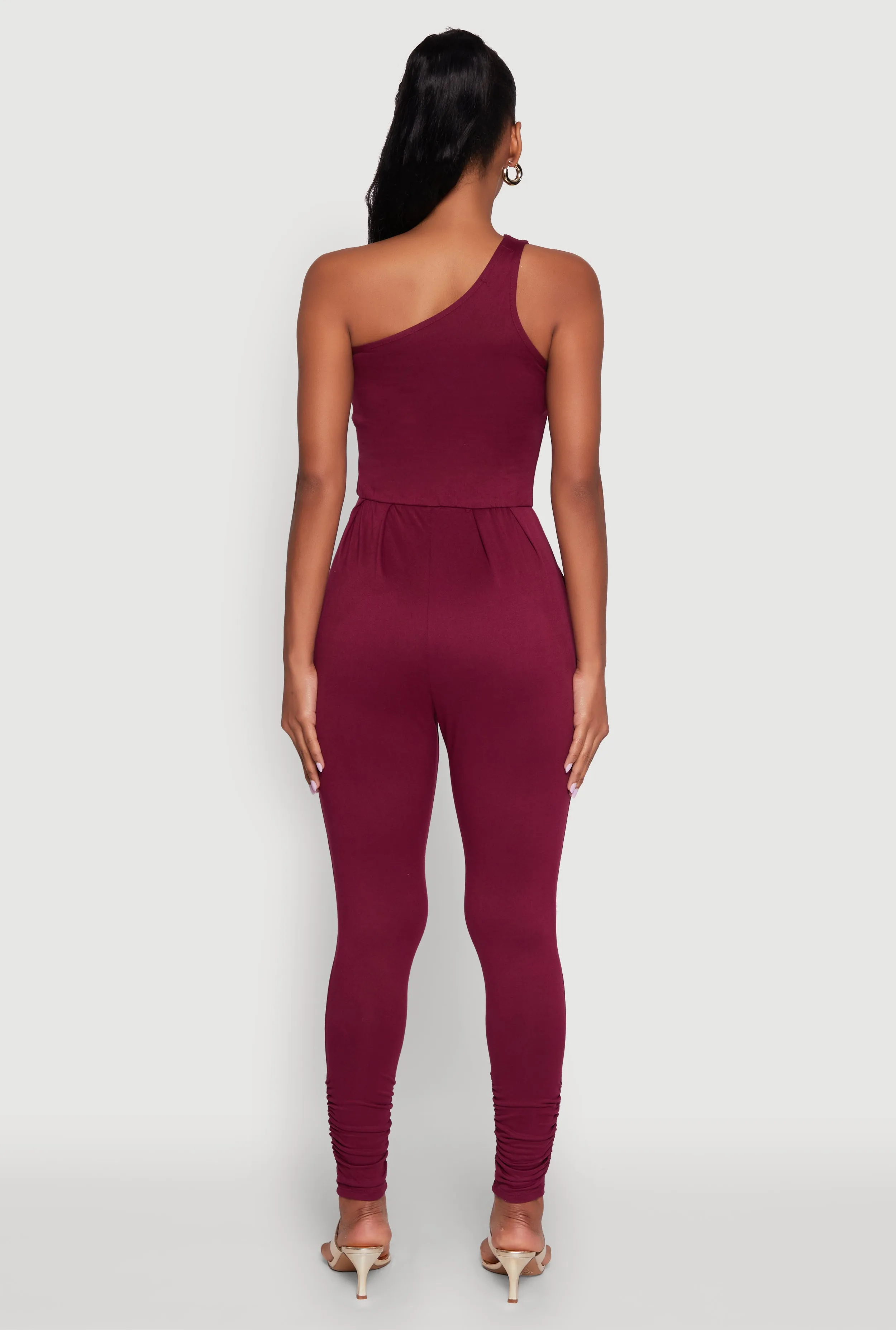 Stylish Cut Out One Shoulder Jumpsuit sold by Rainbow product image thumbnail 5