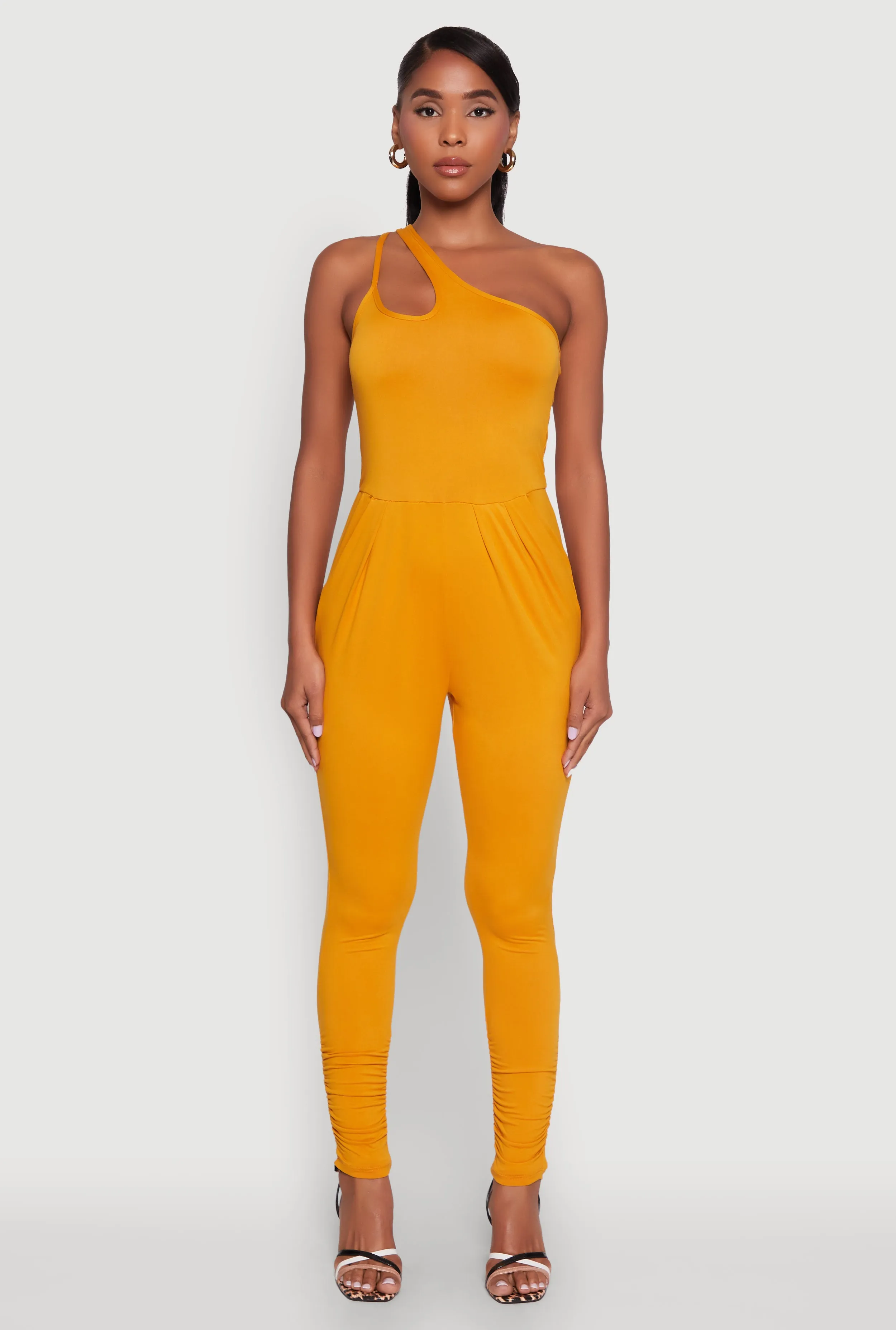 Stylish Cut Out One Shoulder Jumpsuit sold by Rainbow product image thumbnail 2