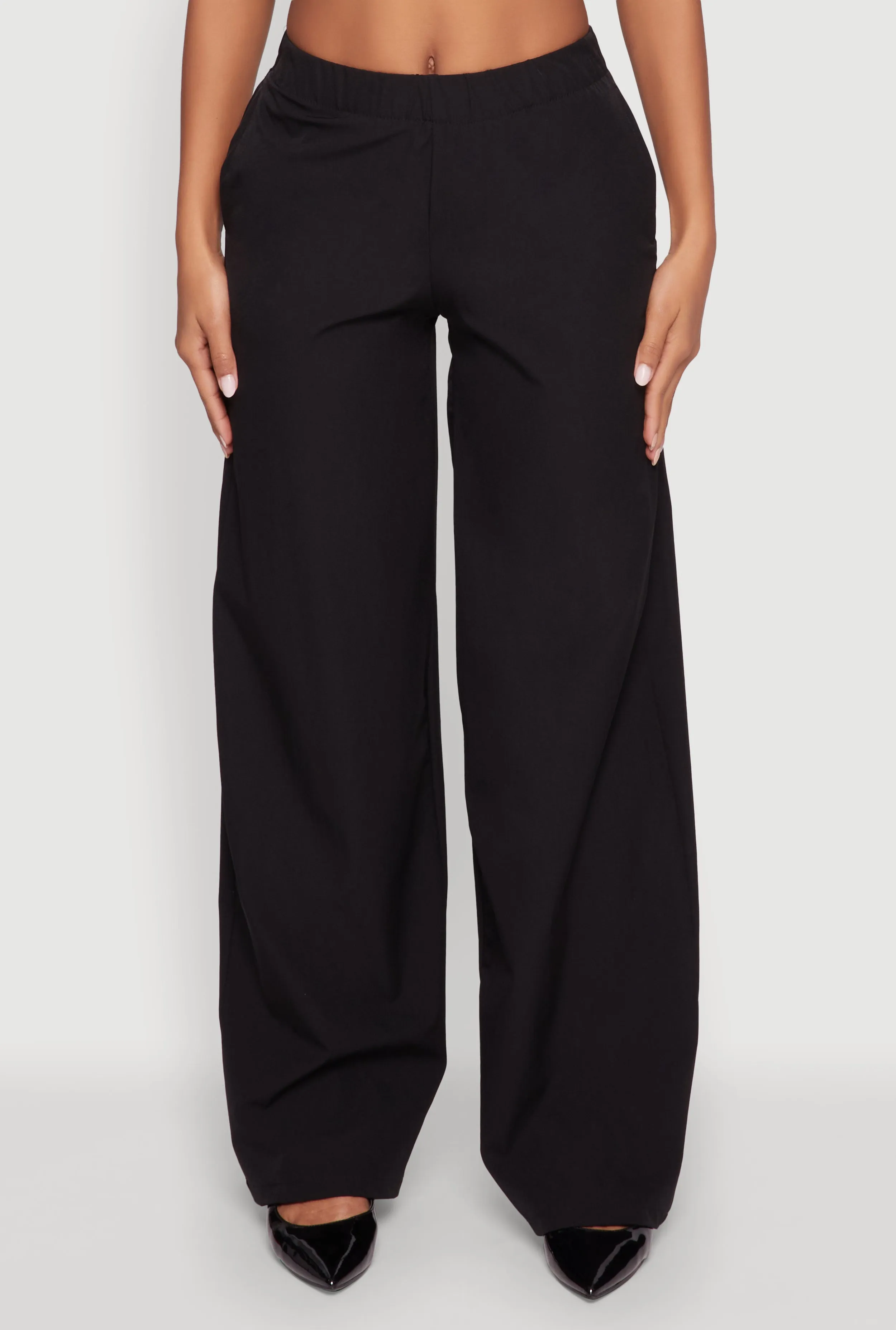 Daisy Nylon High Waisted Wide Leg Pants sold by Rainbow product image thumbnail 3