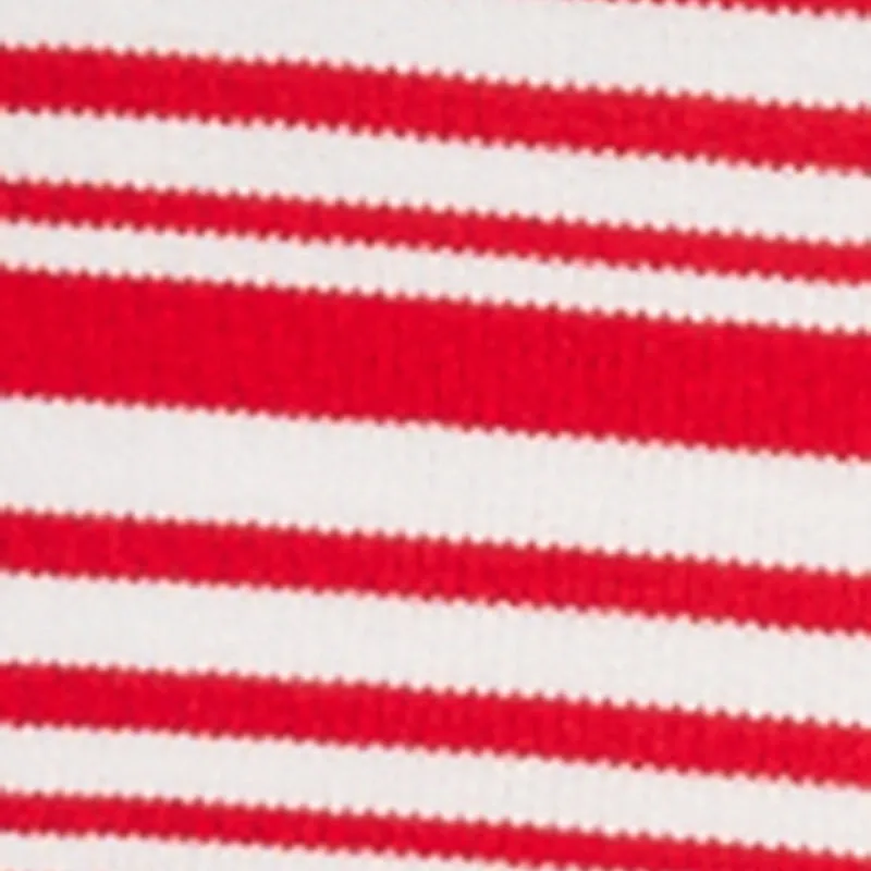 Plus Size Daisy Striped Cropped Polo Shirt sold by Rainbow product image thumbnail 4