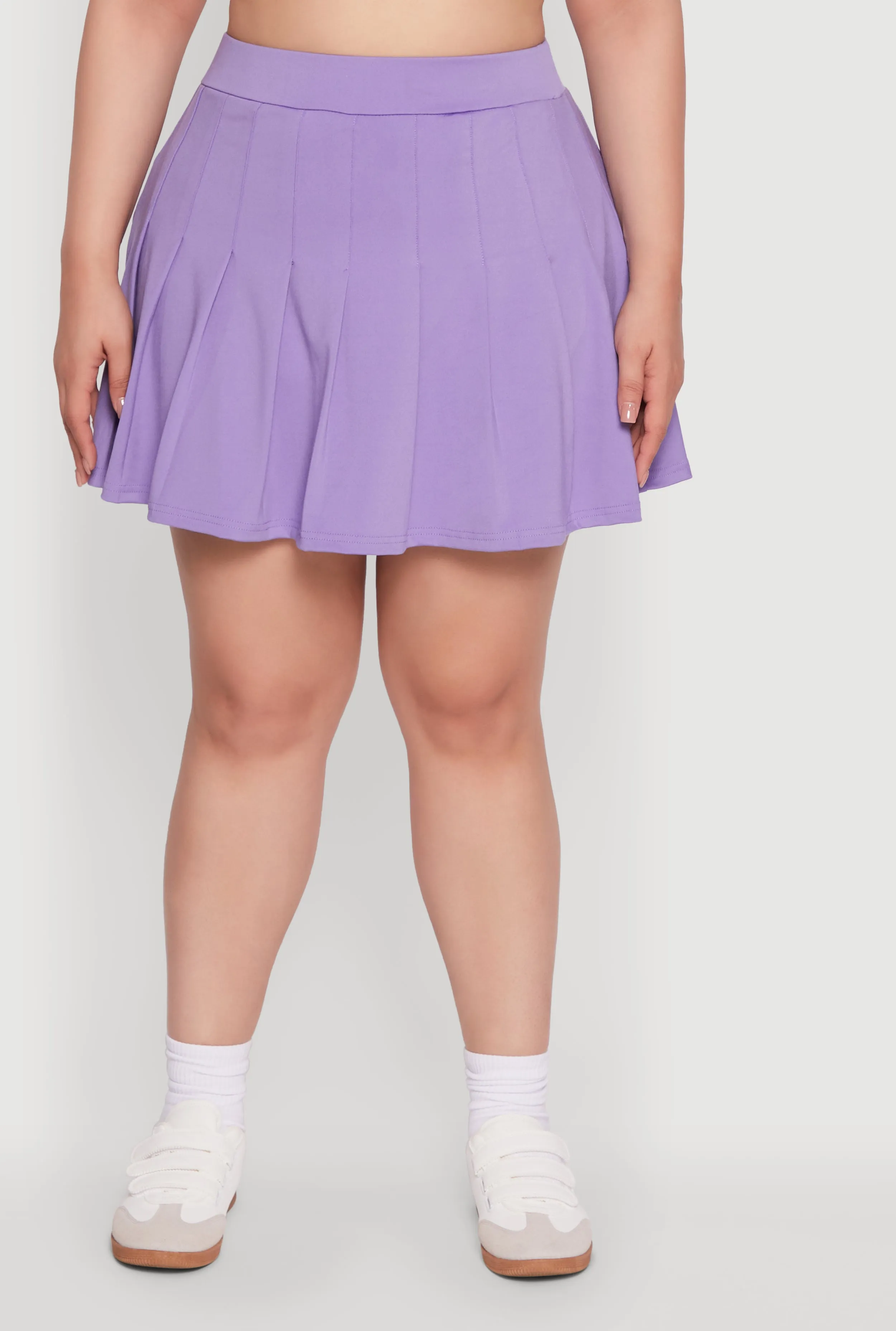 Plus Size Active High Waisted Pleated Skort sold by Rainbow product image thumbnail 3