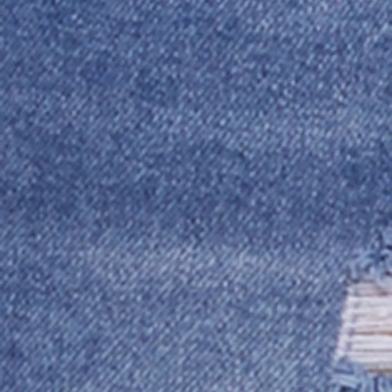 WAX Distressed High Waisted Jean Shorts sold by Rainbow product image thumbnail 4