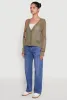 Chic Crochet Long Sleeve Button Front Cardigan sold by Rainbow