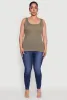 Plus Size Rib Knit Tank Top sold by Rainbow