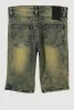 Boys Mineral Wash Distressed Whiskered Shorts sold by Rainbow