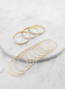 Cubic Zirconia Bangles Set of 13 sold by Rainbow