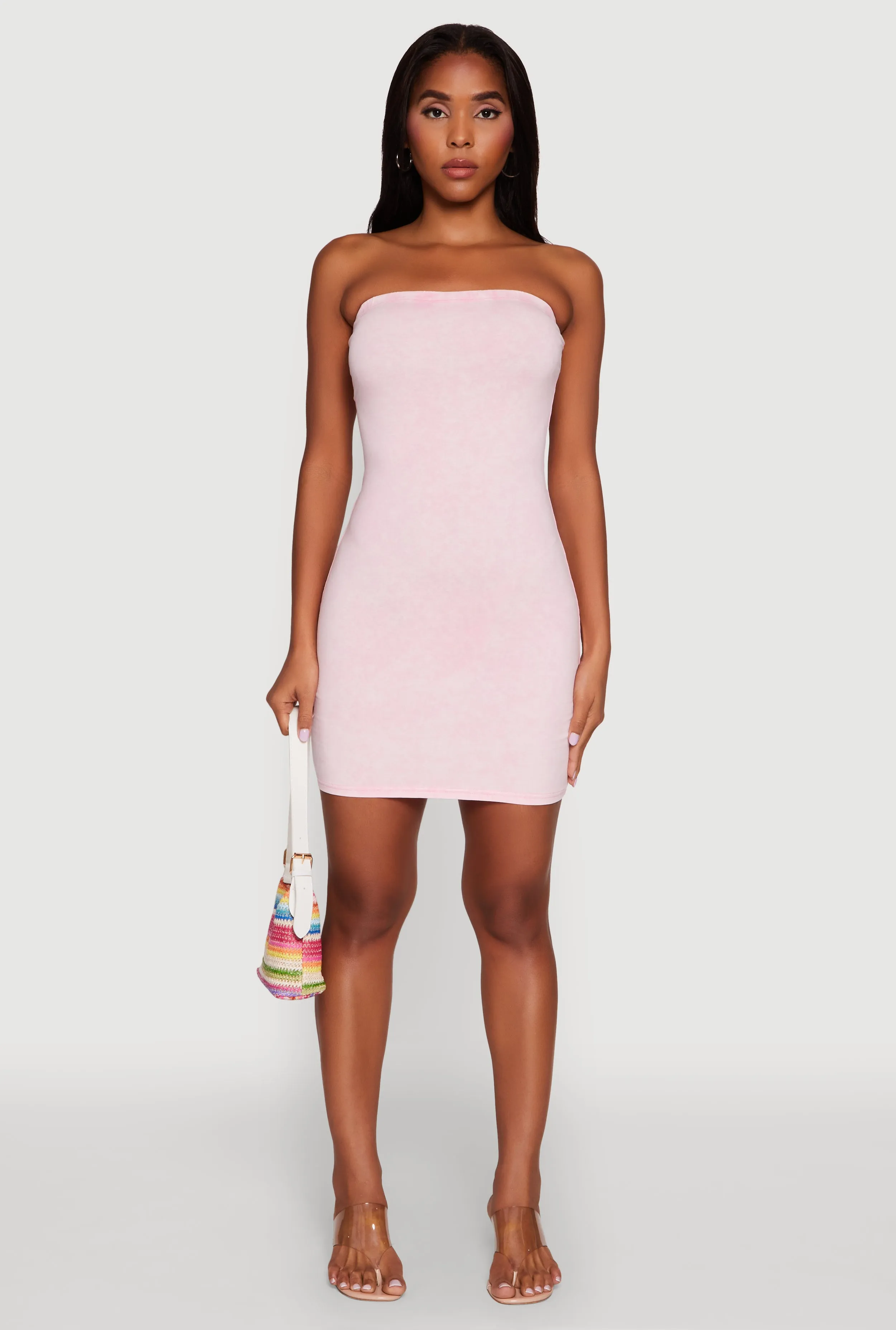 Daisy Mineral Wash Mini Tube Dress sold by Rainbow