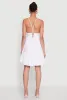 Tiered Sleeveless Mini Dress with Crochet Details sold by Rainbow