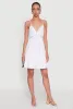 Tiered Sleeveless Mini Dress with Crochet Details sold by Rainbow
