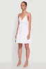 Tiered Sleeveless Mini Dress with Crochet Details sold by Rainbow