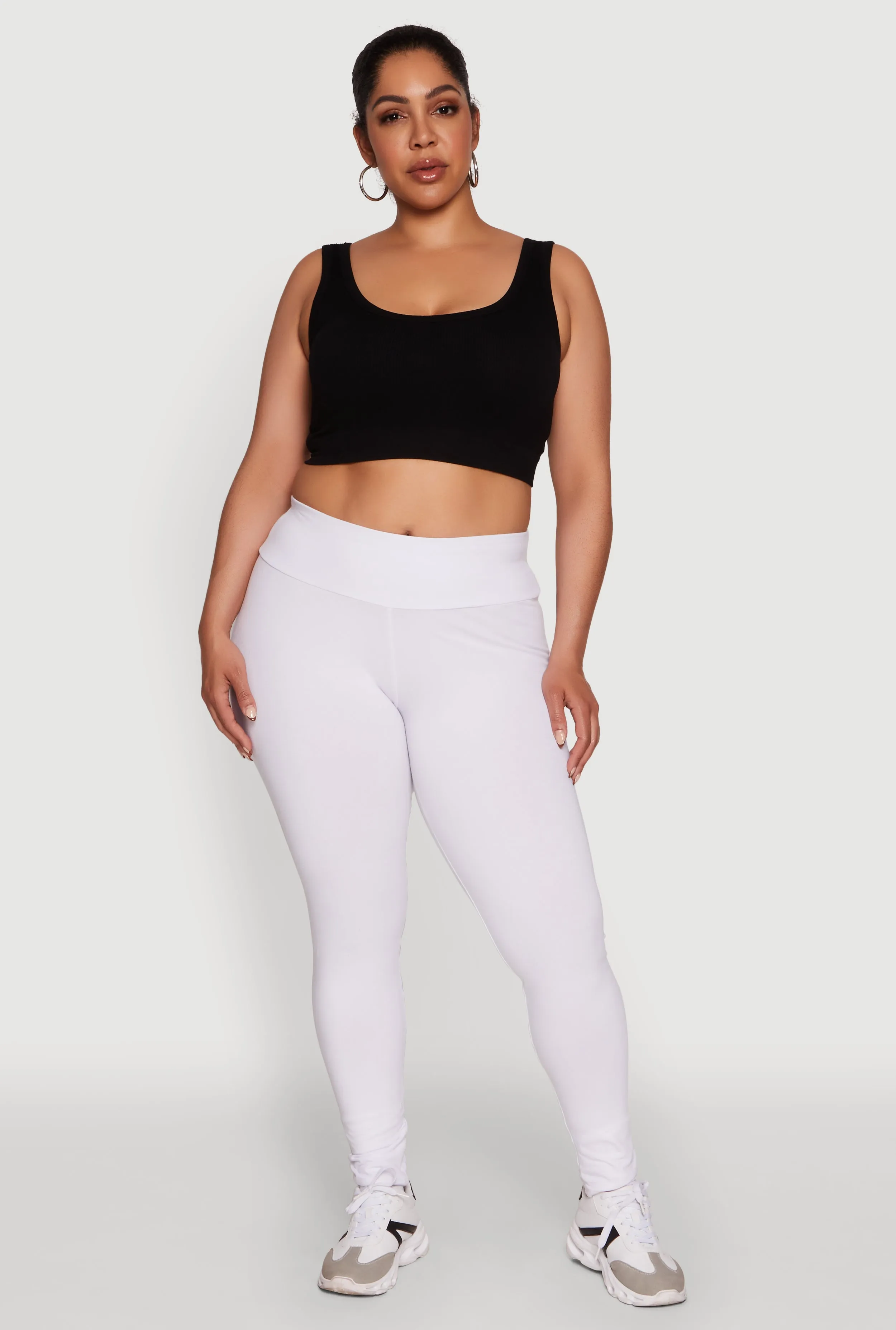 Plus Size Stylish High Waisted Leggings sold by Rainbow product image thumbnail 2