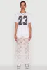 Stylish 23 Crew Neck Short Sleeve Tee sold by Rainbow