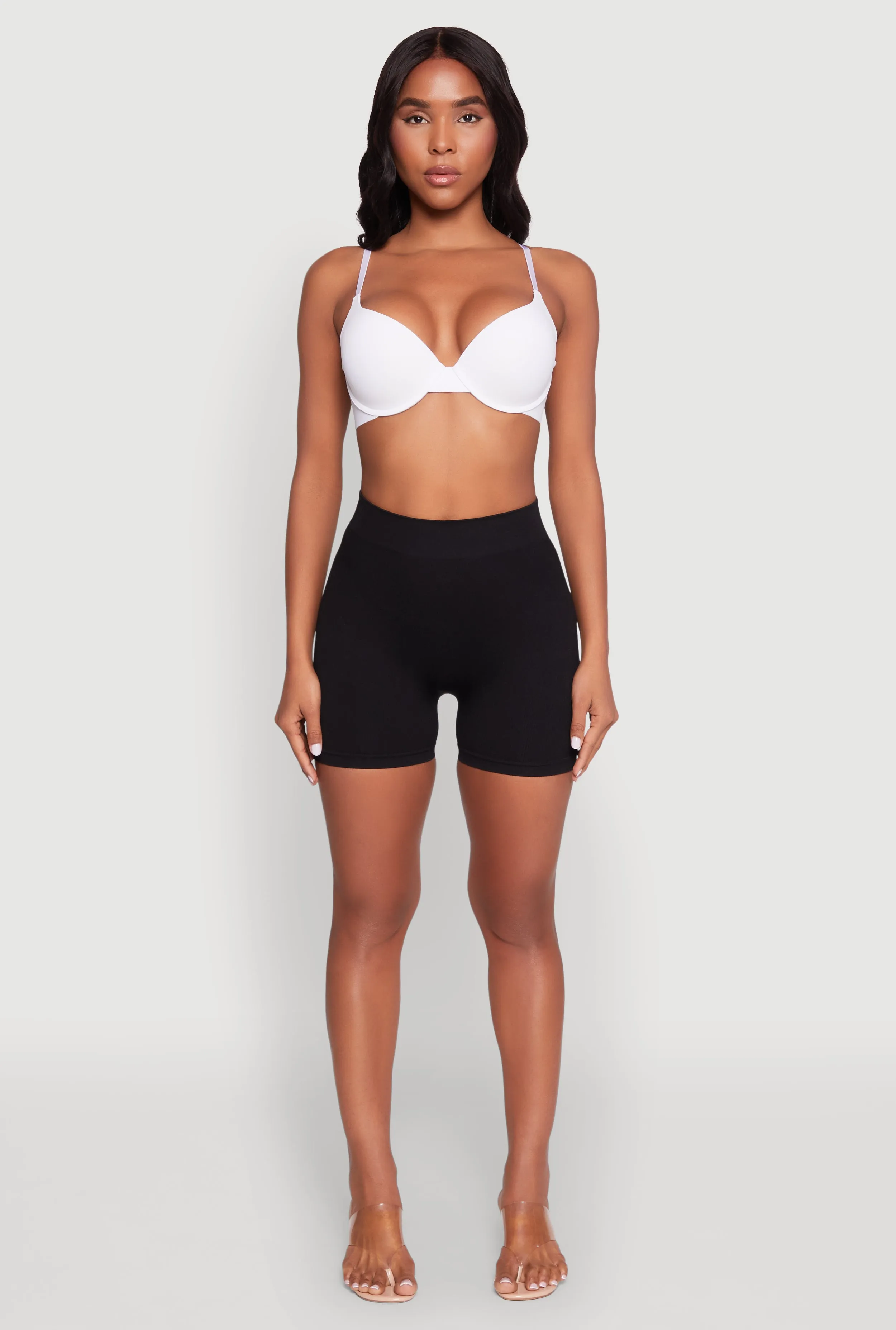 Padded Push Up Plunge Bra with Adjustable Straps sold by Rainbow product image thumbnail 3