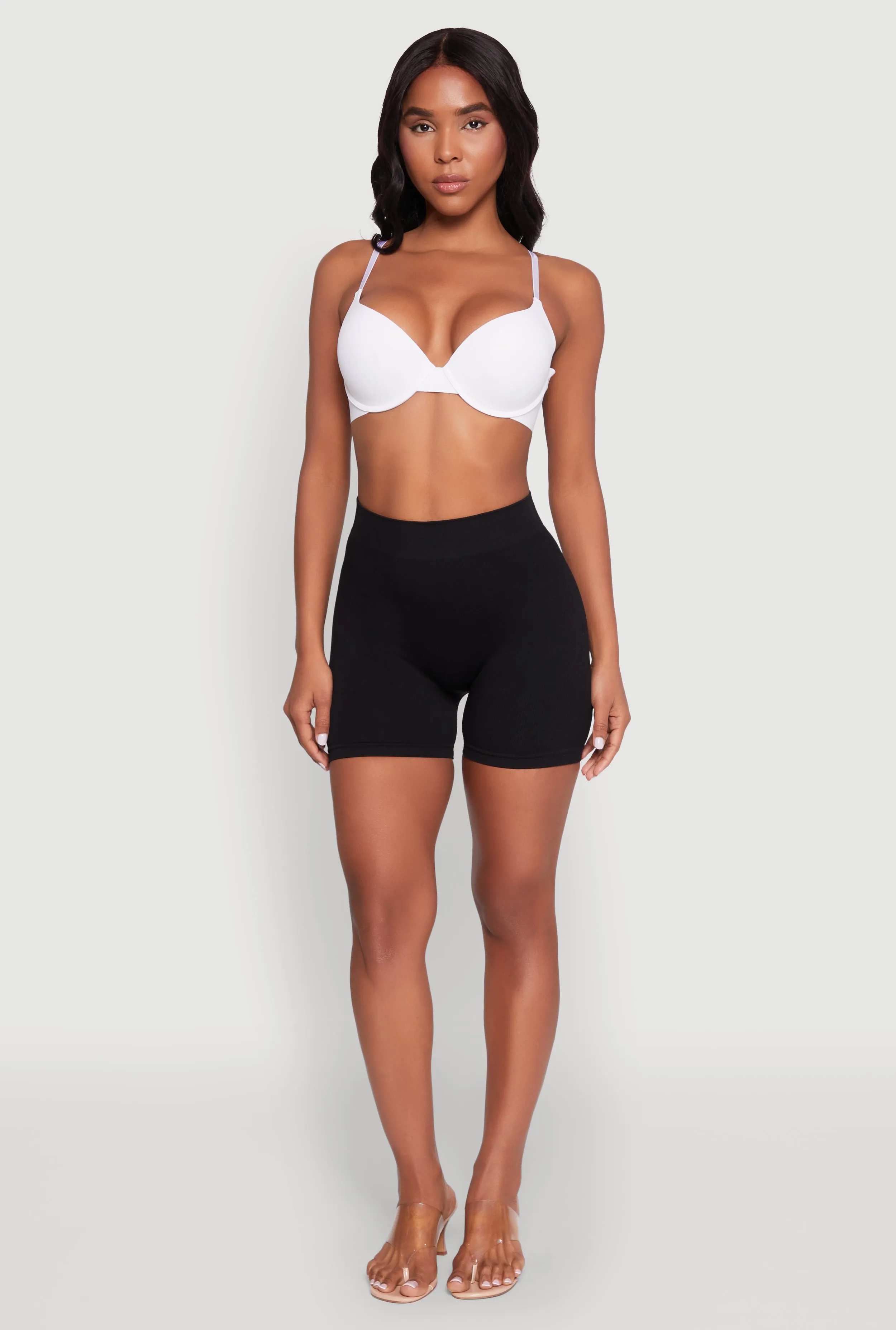 Padded Push Up Plunge Bra with Adjustable Straps sold by Rainbow product image thumbnail 2