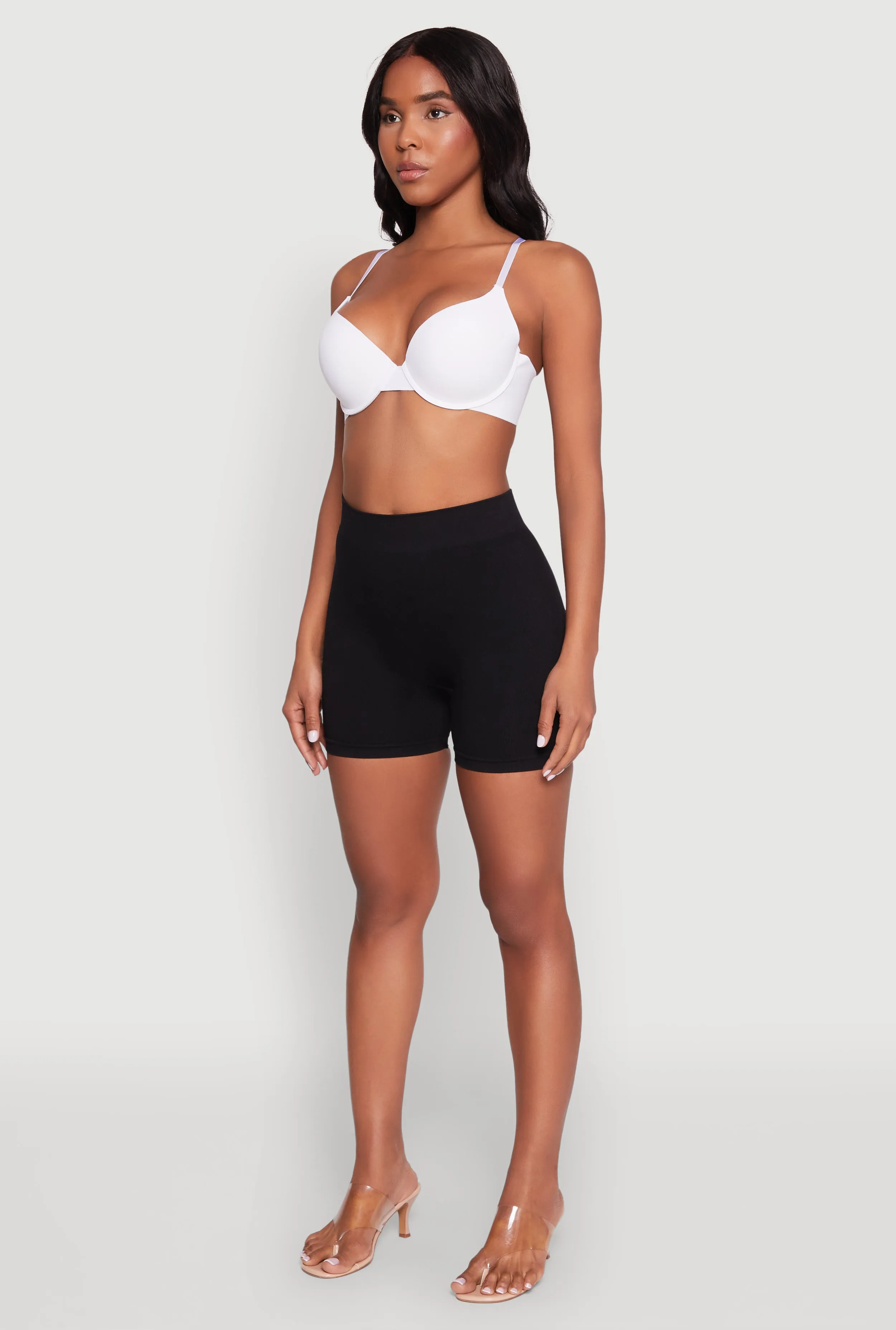 Padded Push Up Plunge Bra with Adjustable Straps sold by Rainbow product image thumbnail 5