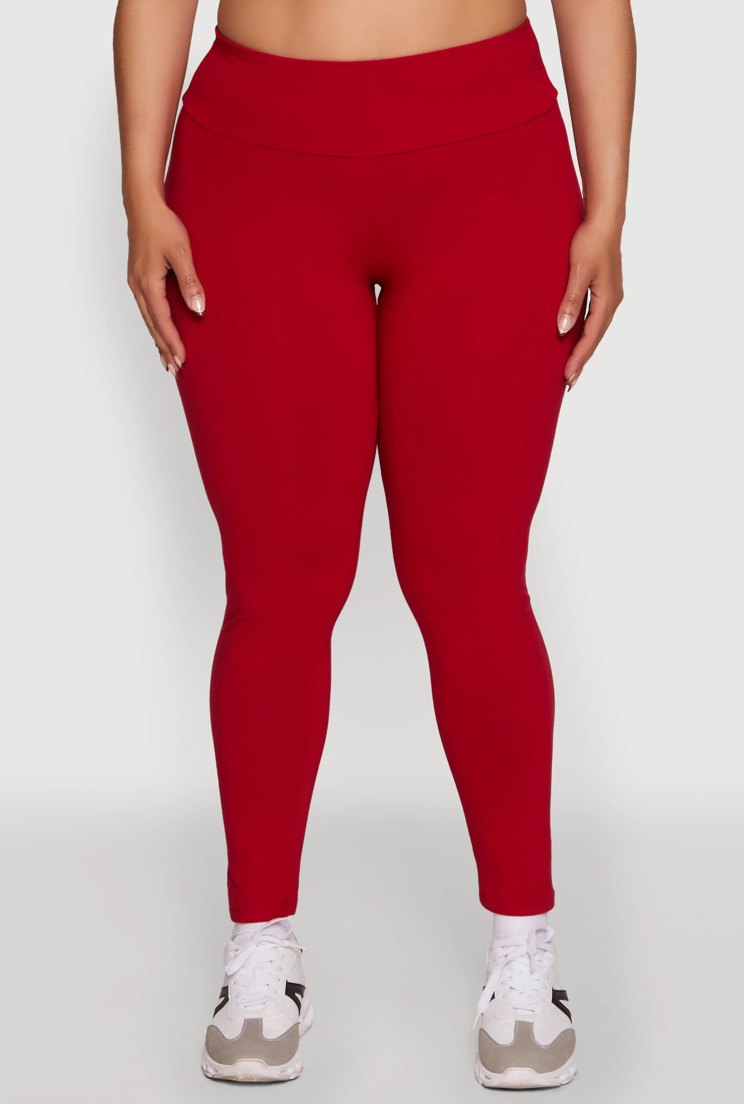 Plus Size Stylish High Waisted Leggings sold by Rainbow product image thumbnail 5