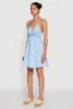 Tiered Sleeveless Mini Dress with Crochet Details sold by Rainbow