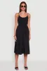 Chic Ribbed Knit Sleeveless Skater Dress sold by Rainbow