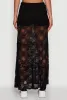 Chic High Waisted Maxi Tiered Lace Skirt sold by Rainbow
