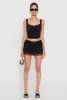 Iris Lace Detail Cropped Corset Top sold by Rainbow