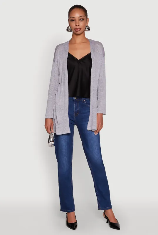 Ambiance Brushed Knit Long Sleeve Duster sold by Rainbow