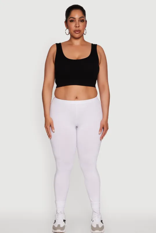 Plus Size Ambiance Basic Leggings sold by Rainbow