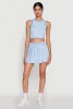Trendy High Waisted Mini Pleated Skirt sold by Rainbow