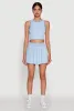 Trendy High Waisted Mini Pleated Skirt sold by Rainbow