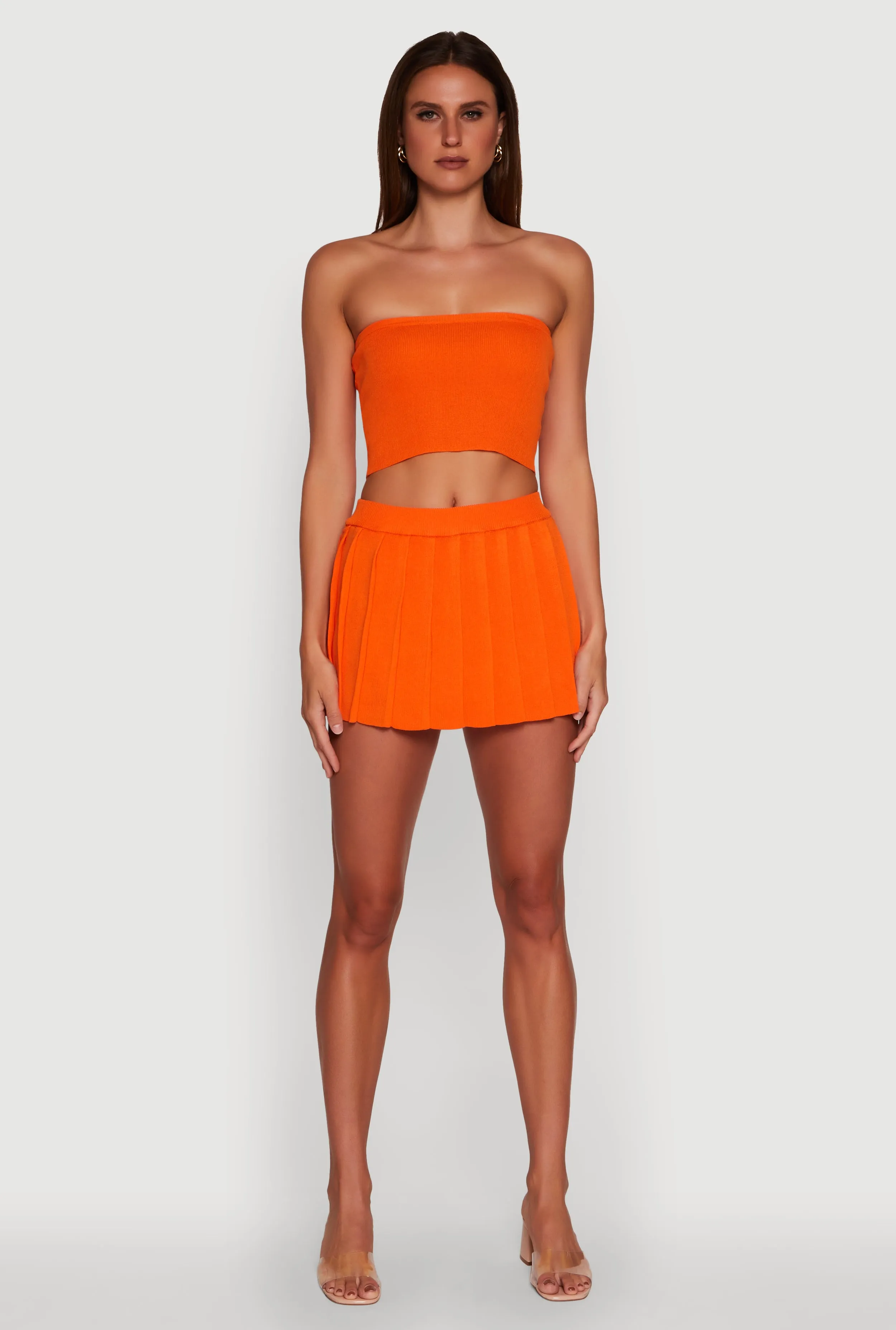 Daisy Rib Knit Pleated Skort sold by Rainbow product image thumbnail 2