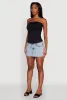 Trendy Side Ruched Tube Top sold by Rainbow