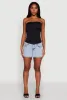 Trendy Side Ruched Tube Top sold by Rainbow