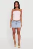 Trendy Side Ruched Tube Top sold by Rainbow